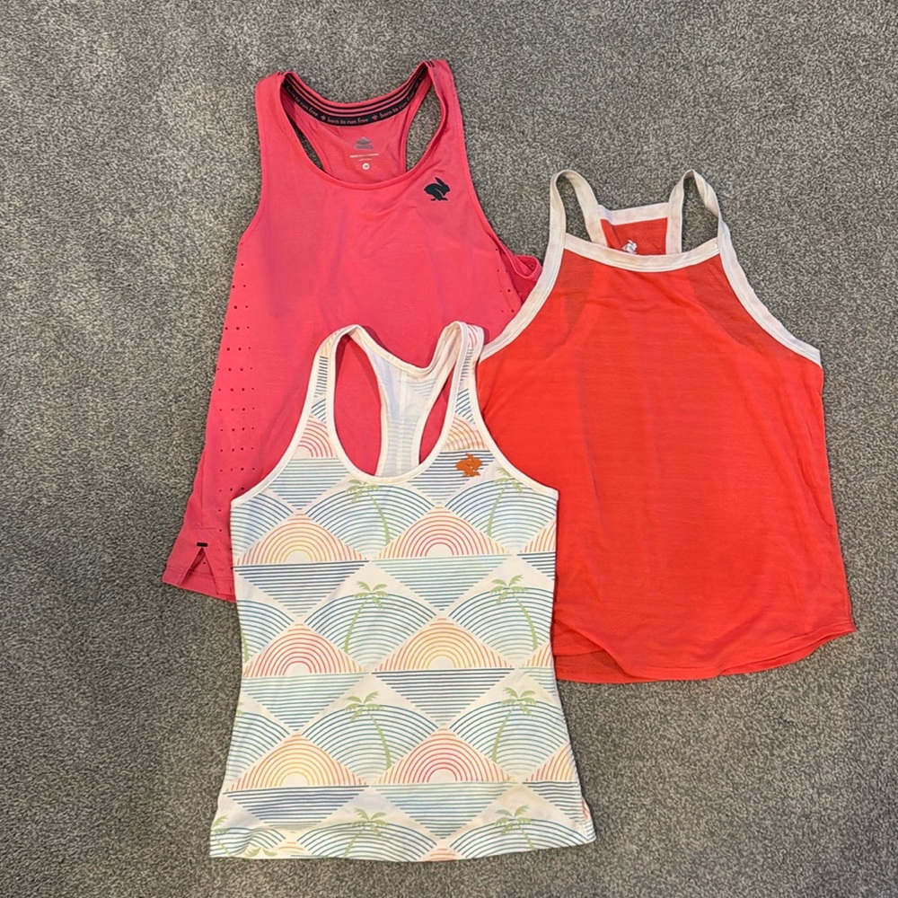 Rabbit Running tank top bundle!
